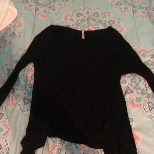 Black Long Sleeve Top